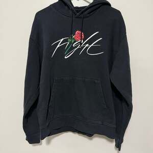 Nike Air Jordan Flight Sorry For Your Loss Rose Floral Black Pullover Hoodie